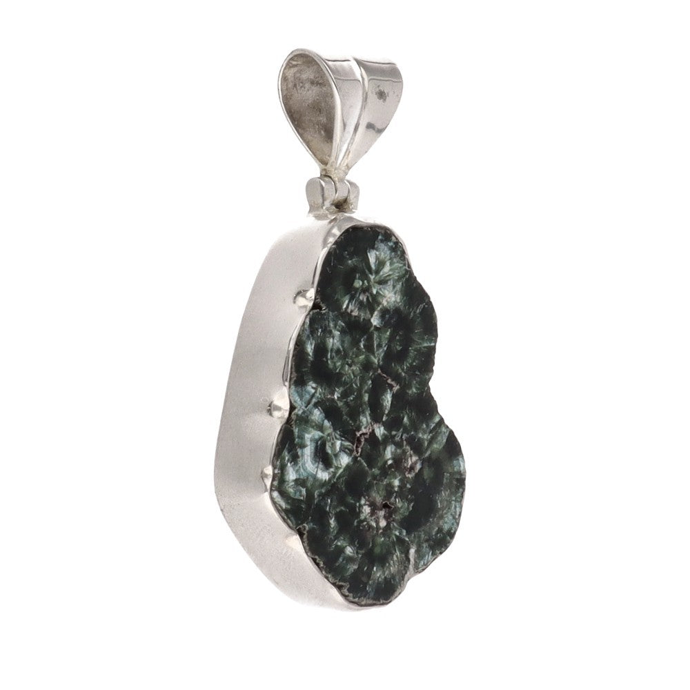 Pandantiv serafinit din argint model 6, pietre semipretioase - druzy.ro 2 