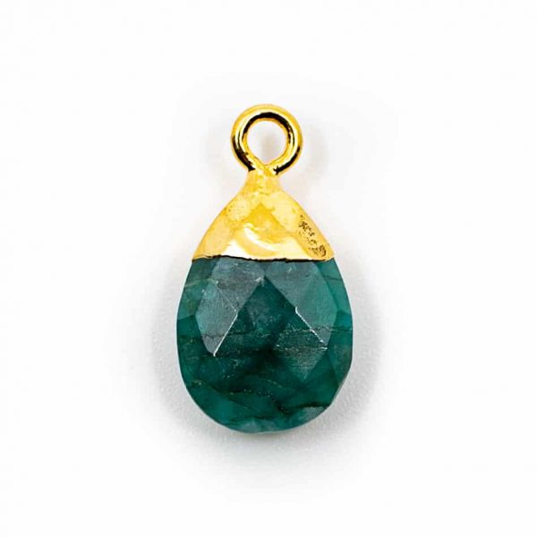 Pandantiv smarald 1cm, druzy.ro, cristale 3