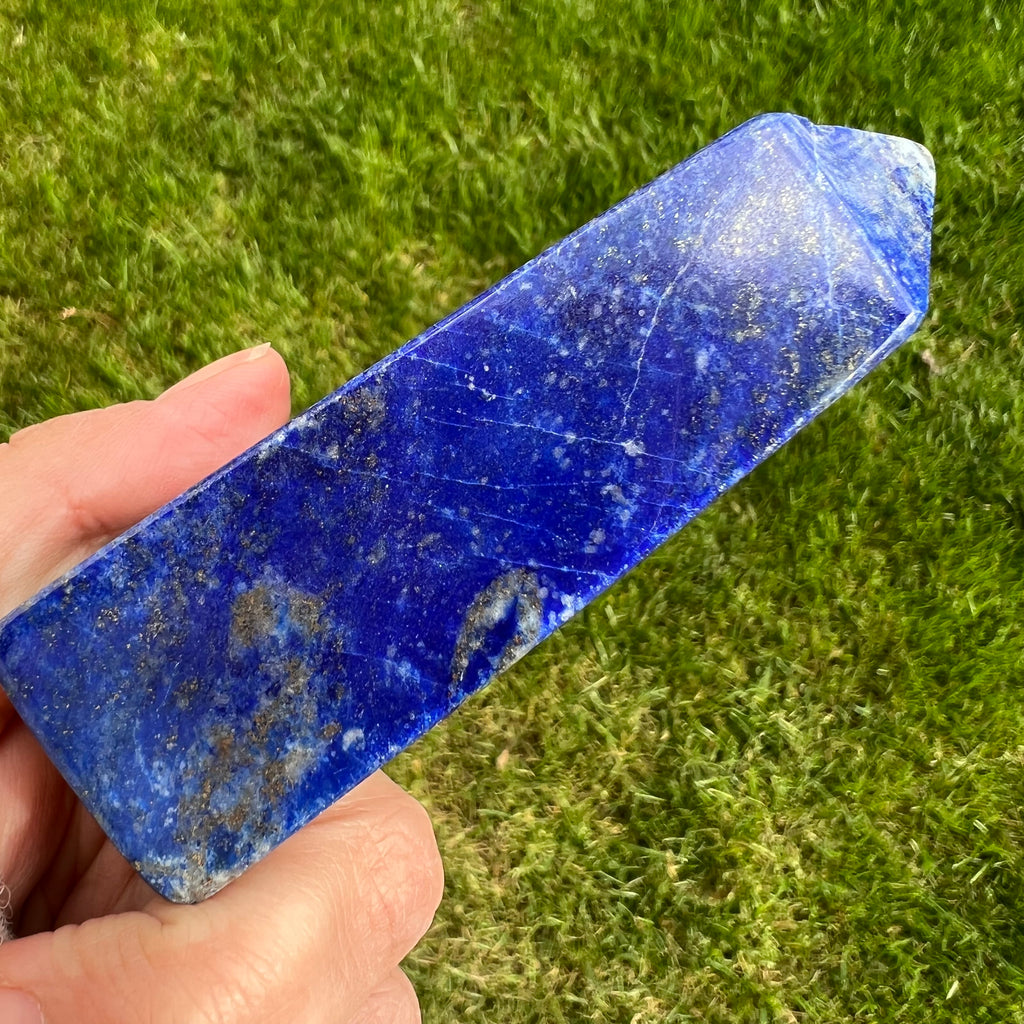 Turn/obelisc lapis lazuli m3, druzy.ro, cristale 3