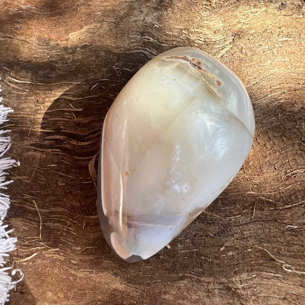 Agat de Botswana palm stone m7, druzy.ro, cristale 4