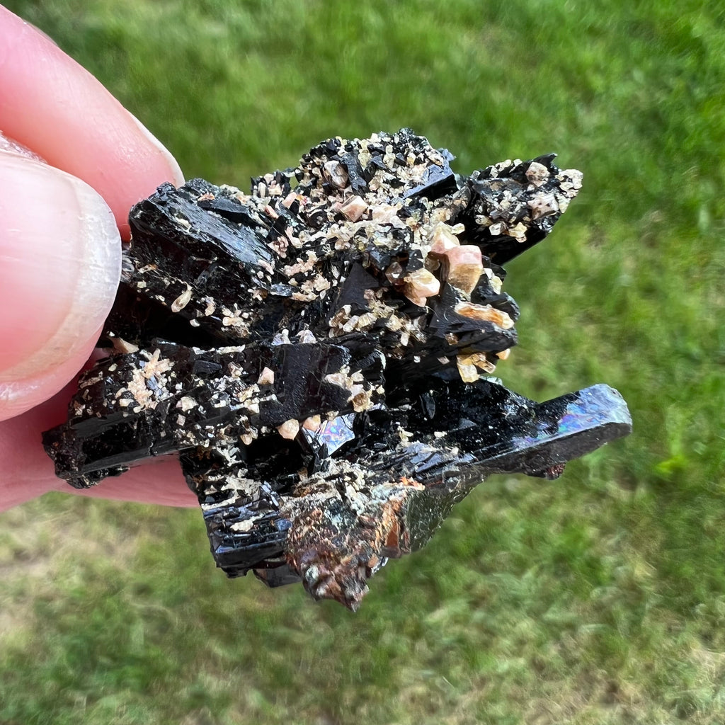 Cluster egirin mini cuart fumuriu/negru Zomba m1, druzy.ro, cristale 4