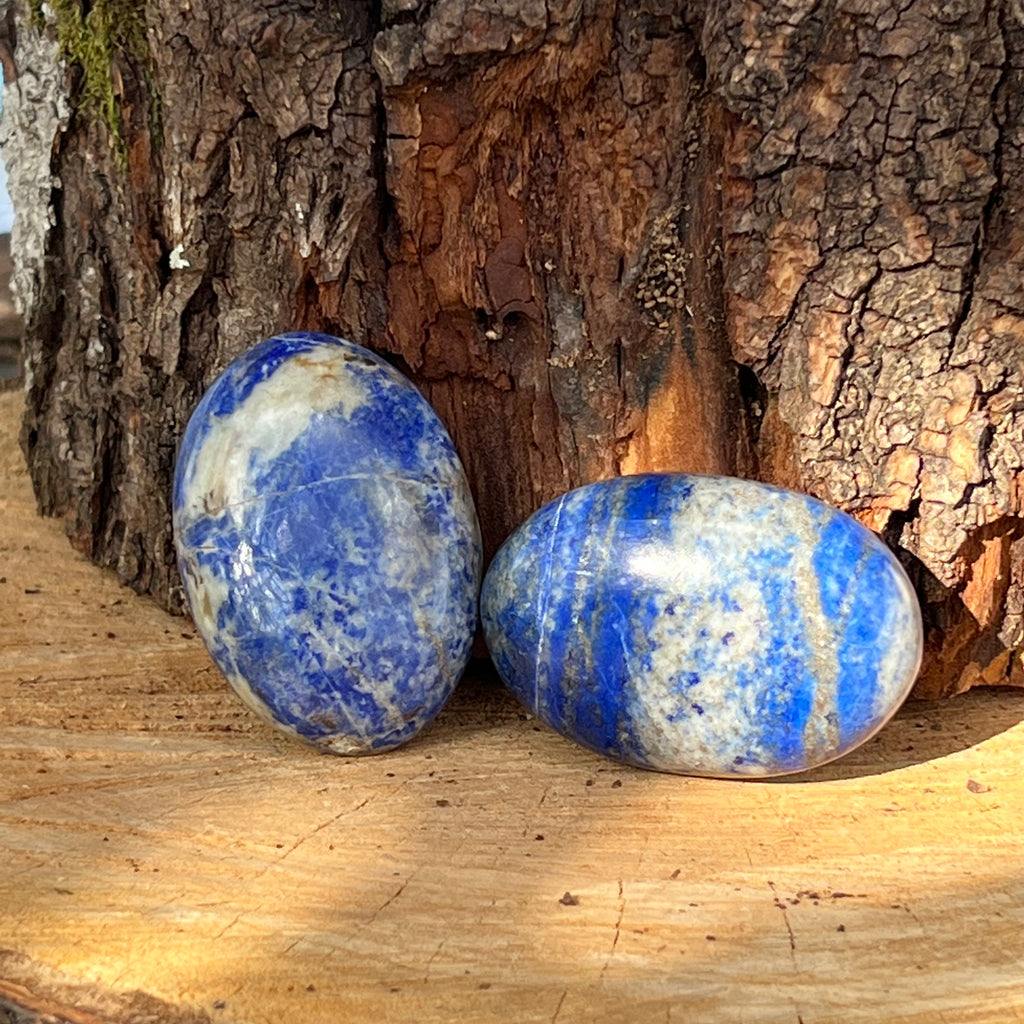 Palmstone lapis lazuli m13, druzy.ro, cristale 1