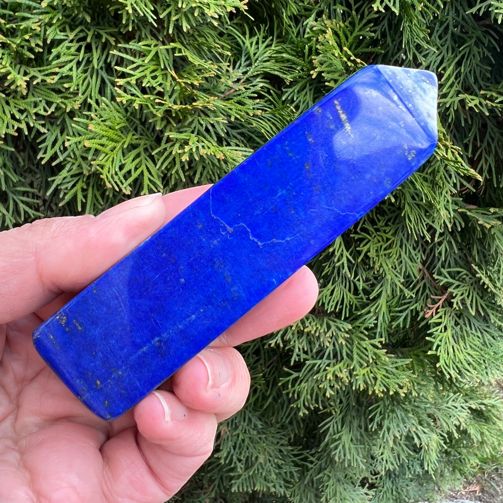 Turn/obelisc lapis lazuli m9, druzy.ro, cristale 5