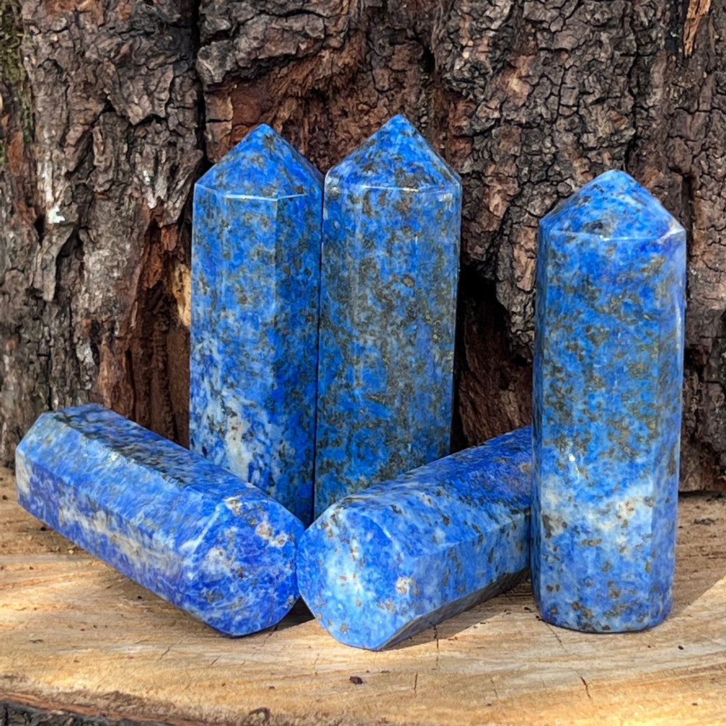 Turn/obelisc lapis lazuli m13, druzy.ro, cristale 1