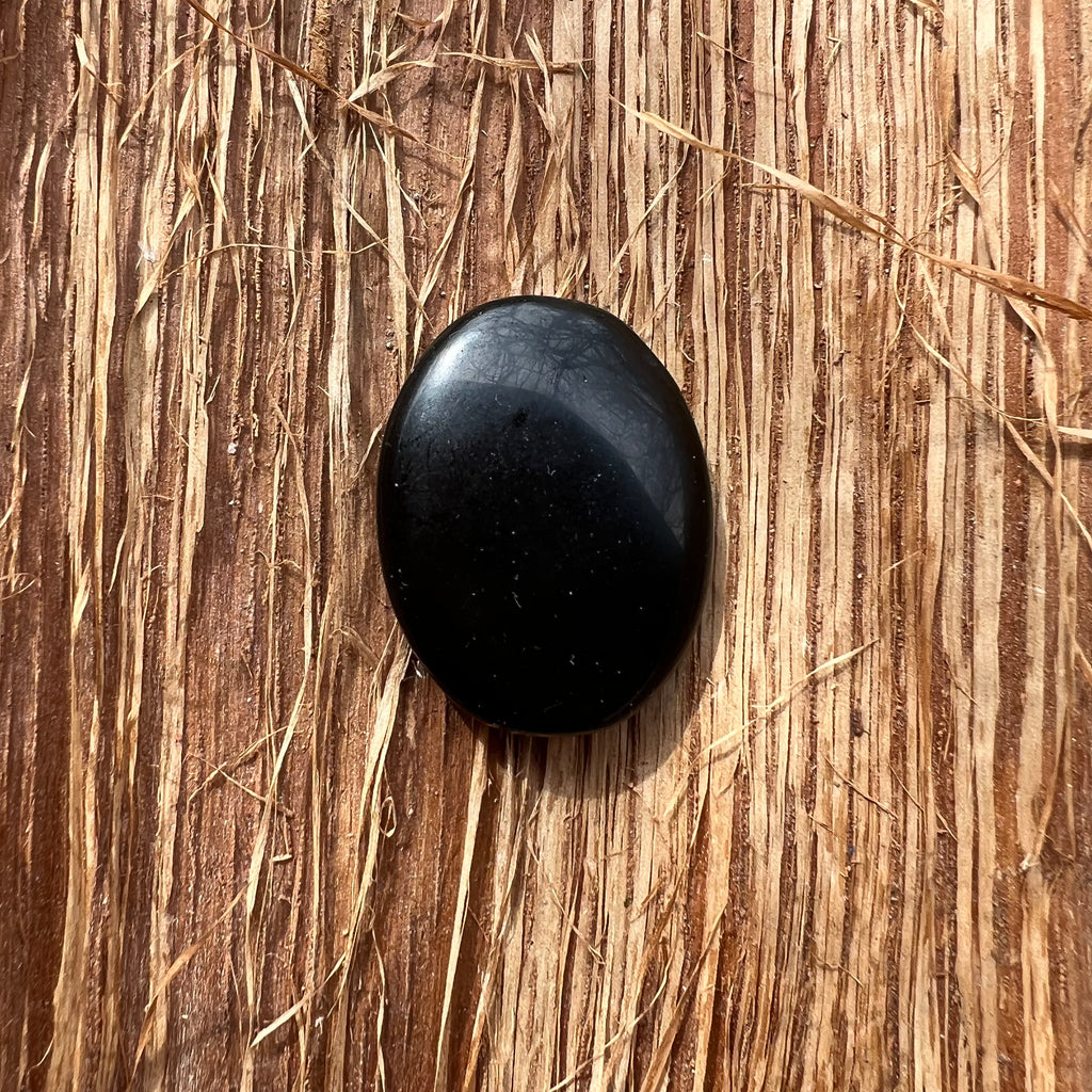 Obsidian pocket stone 4cm, druzy.ro, cristale 2
