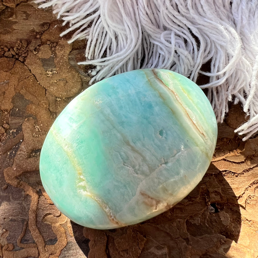 Palmstone aragonit albastru m2, druzy.ro, cristale 2