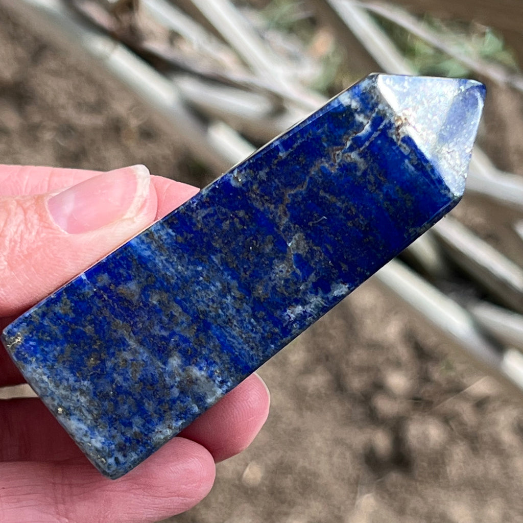 Turn/obelisc lapis lazuli m1, druzy.ro, cristale 4