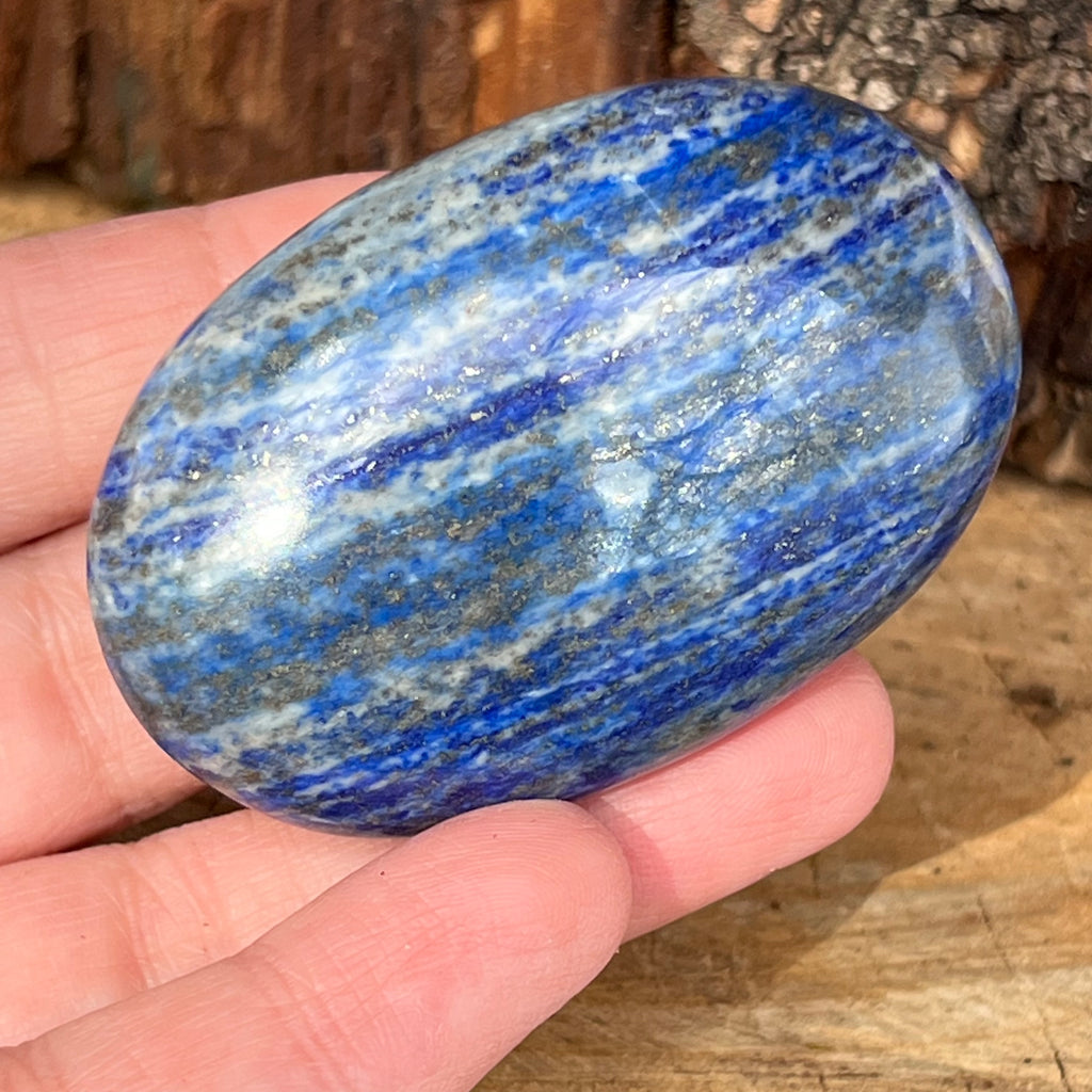 Palmstone lapis lazuli m9, druzy.ro, cristale 2