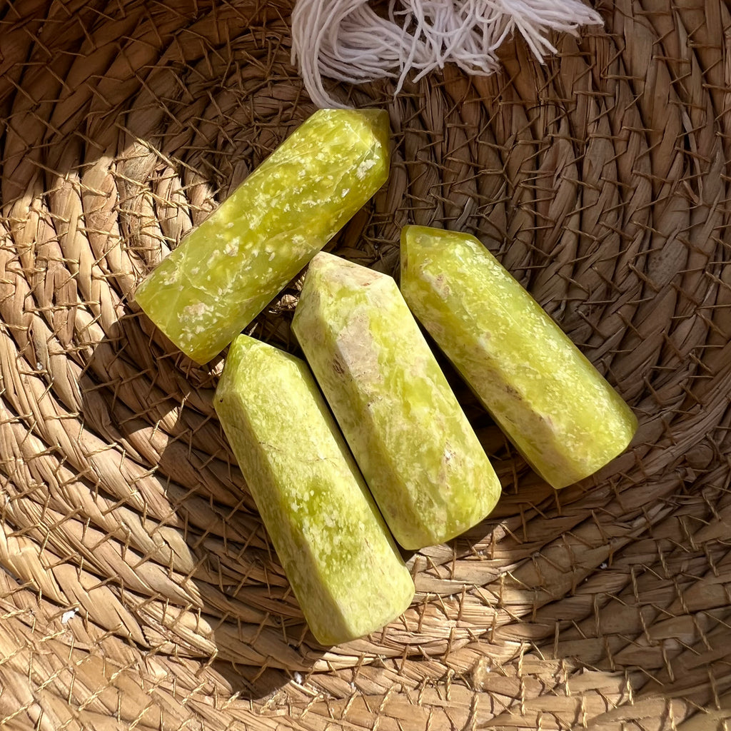 Obelisc turn serpentin 5cm, druzy.ro, cristale 1