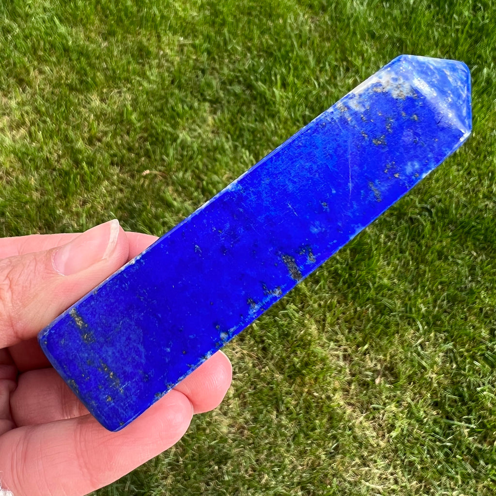 Turn/obelisc lapis lazuli m12, druzy.ro, cristale 6